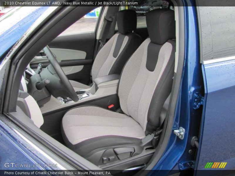 Navy Blue Metallic / Jet Black/Light Titanium 2010 Chevrolet Equinox LT AWD