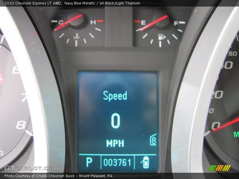Navy Blue Metallic / Jet Black/Light Titanium 2010 Chevrolet Equinox LT AWD