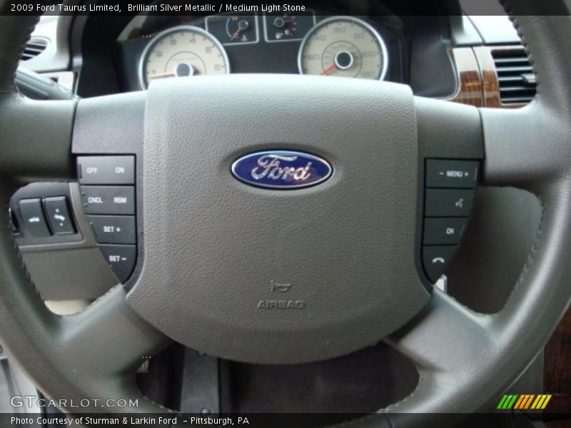 Brilliant Silver Metallic / Medium Light Stone 2009 Ford Taurus Limited