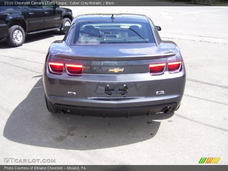 Cyber Gray Metallic / Black 2010 Chevrolet Camaro LT/RS Coupe