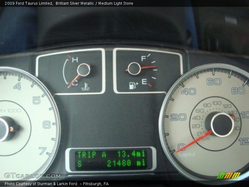 Brilliant Silver Metallic / Medium Light Stone 2009 Ford Taurus Limited
