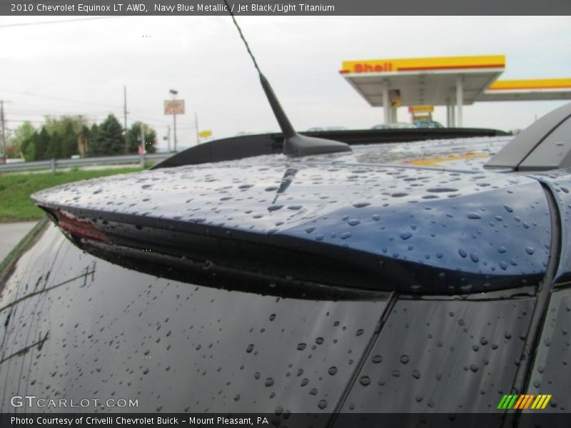 Navy Blue Metallic / Jet Black/Light Titanium 2010 Chevrolet Equinox LT AWD