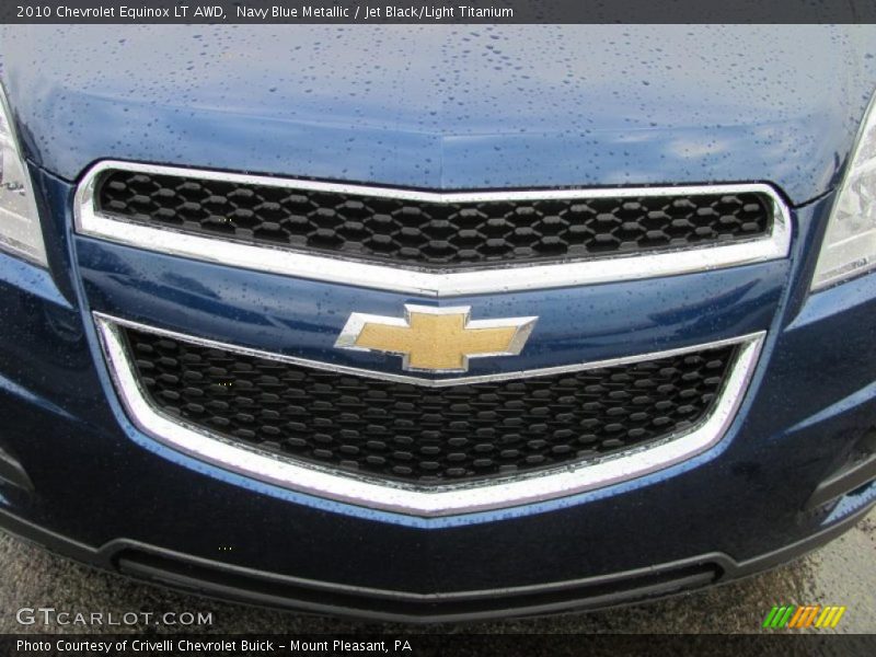 Navy Blue Metallic / Jet Black/Light Titanium 2010 Chevrolet Equinox LT AWD
