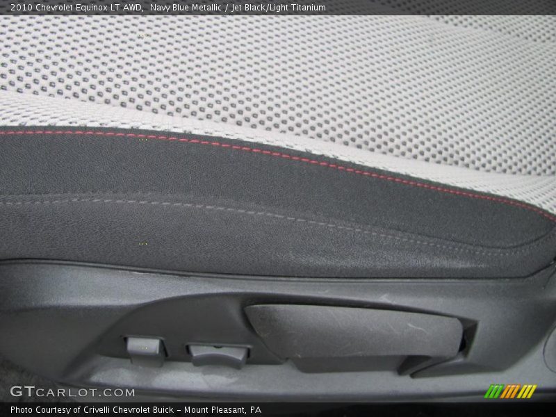 Navy Blue Metallic / Jet Black/Light Titanium 2010 Chevrolet Equinox LT AWD