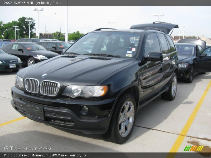 Jet Black / Black 2002 BMW X5 4.4i