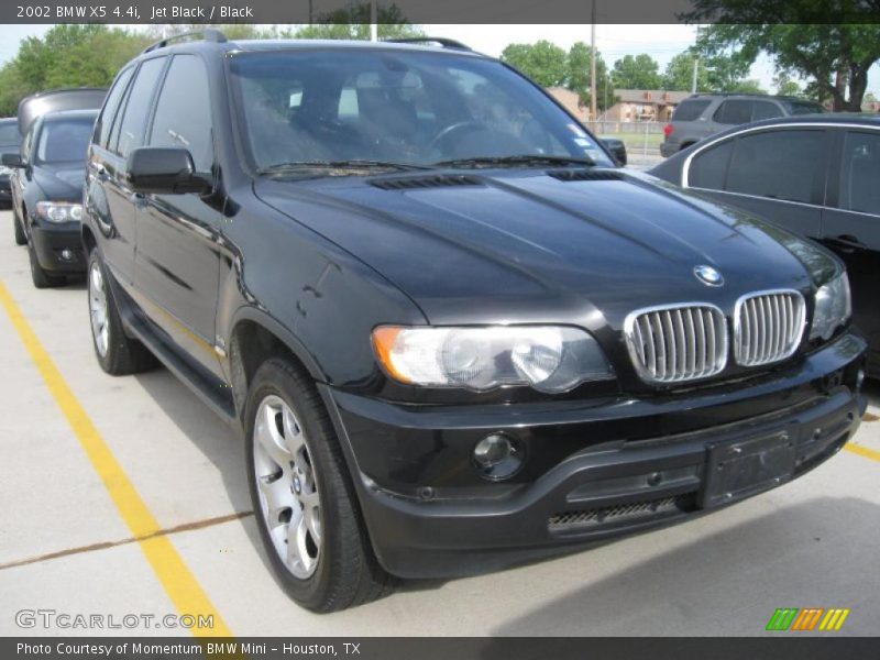 Jet Black / Black 2002 BMW X5 4.4i
