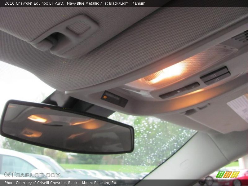 Navy Blue Metallic / Jet Black/Light Titanium 2010 Chevrolet Equinox LT AWD