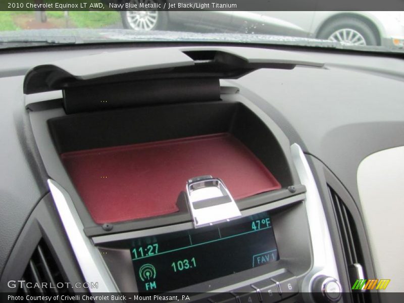 Navy Blue Metallic / Jet Black/Light Titanium 2010 Chevrolet Equinox LT AWD