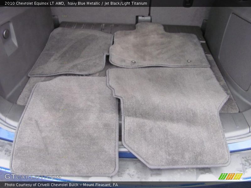 Navy Blue Metallic / Jet Black/Light Titanium 2010 Chevrolet Equinox LT AWD