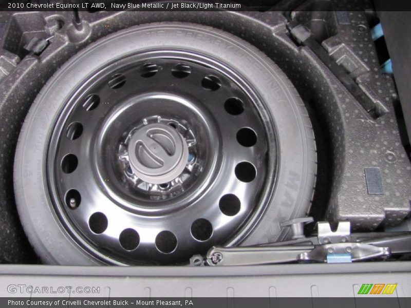 Navy Blue Metallic / Jet Black/Light Titanium 2010 Chevrolet Equinox LT AWD