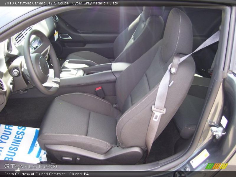 Cyber Gray Metallic / Black 2010 Chevrolet Camaro LT/RS Coupe