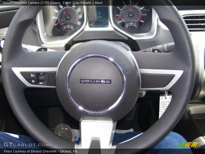 Cyber Gray Metallic / Black 2010 Chevrolet Camaro LT/RS Coupe