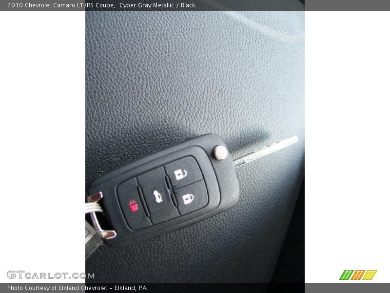Cyber Gray Metallic / Black 2010 Chevrolet Camaro LT/RS Coupe