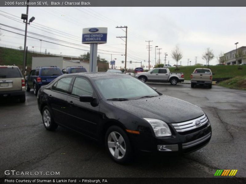 Black / Charcoal Black 2006 Ford Fusion SE V6