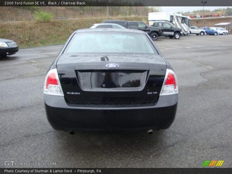 Black / Charcoal Black 2006 Ford Fusion SE V6