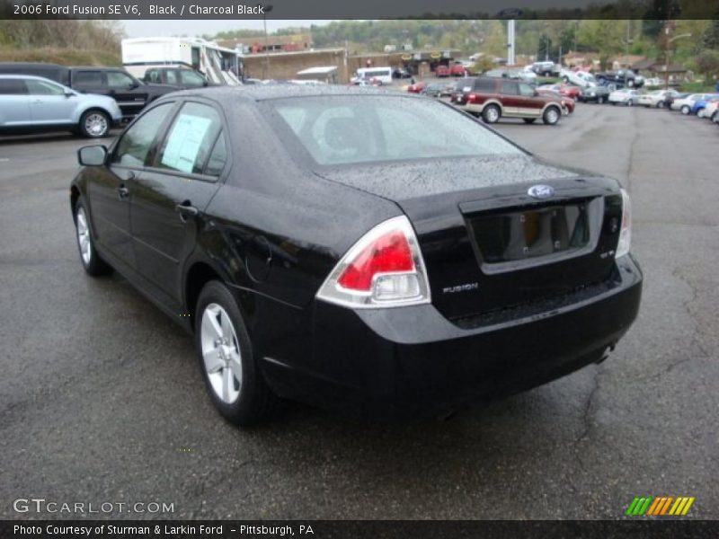 Black / Charcoal Black 2006 Ford Fusion SE V6