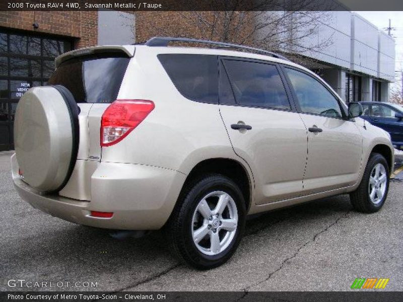 Savannah Metallic / Taupe 2008 Toyota RAV4 4WD
