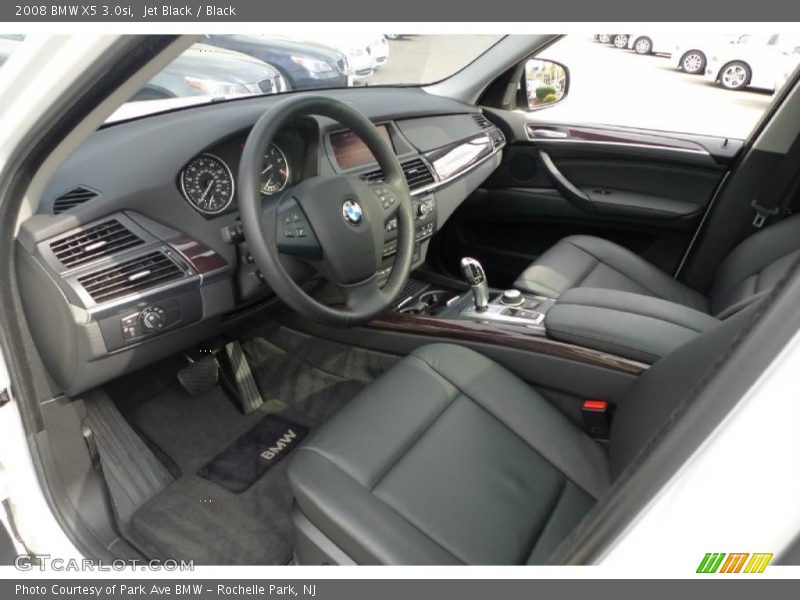 Jet Black / Black 2008 BMW X5 3.0si