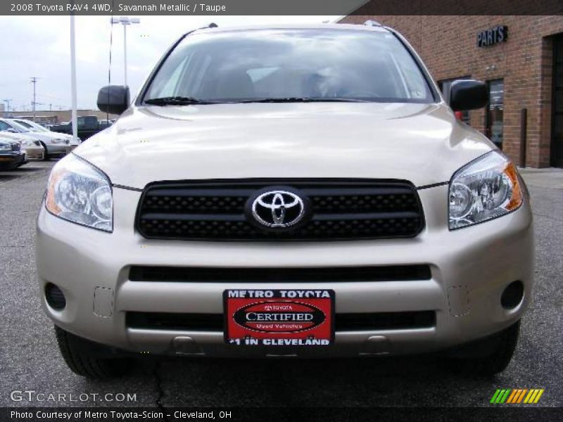 Savannah Metallic / Taupe 2008 Toyota RAV4 4WD