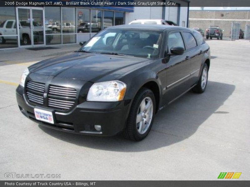 Brilliant Black Crystal Pearl / Dark Slate Gray/Light Slate Gray 2006 Dodge Magnum SXT AWD