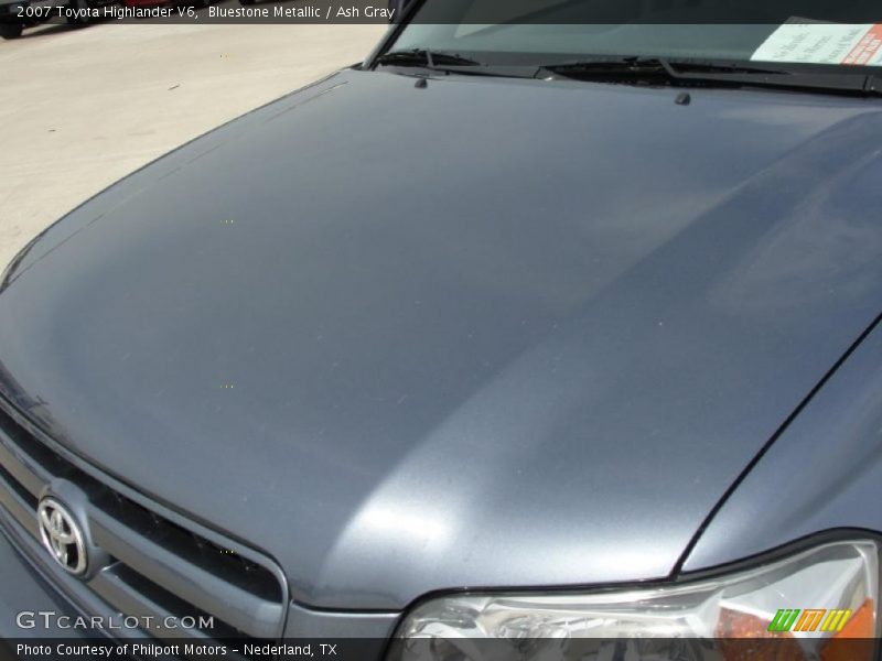 Bluestone Metallic / Ash Gray 2007 Toyota Highlander V6