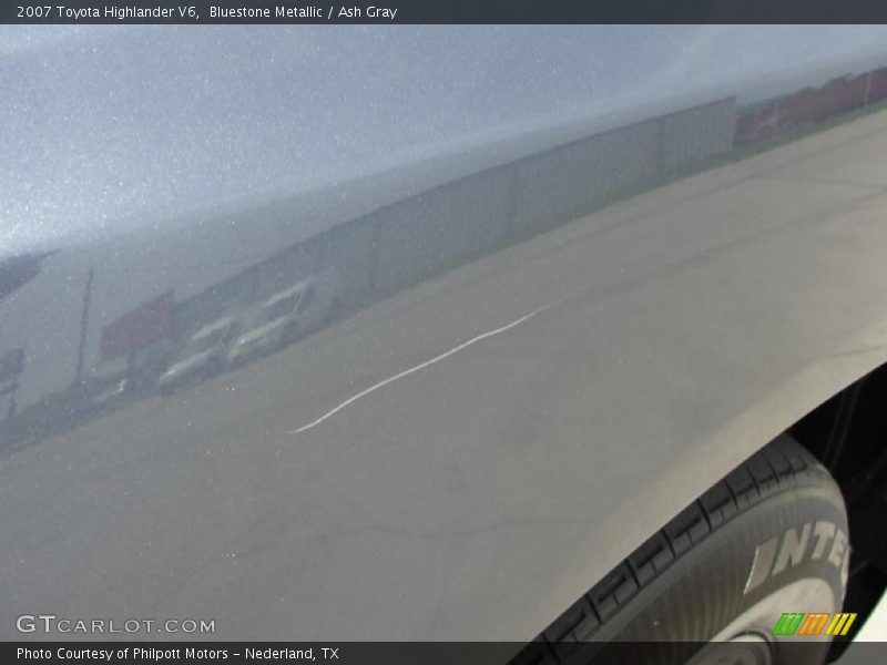 Bluestone Metallic / Ash Gray 2007 Toyota Highlander V6