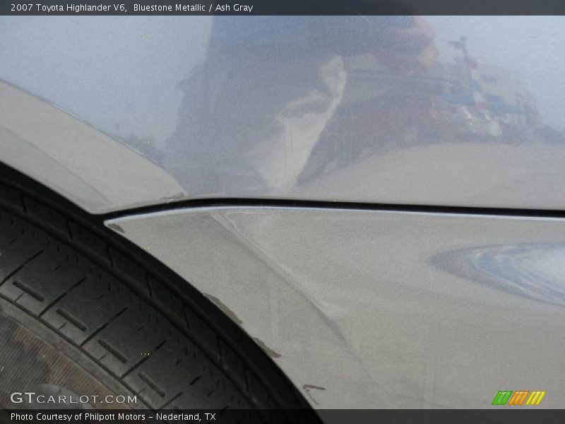Bluestone Metallic / Ash Gray 2007 Toyota Highlander V6