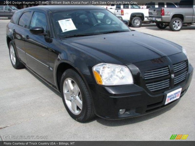 Brilliant Black Crystal Pearl / Dark Slate Gray/Light Slate Gray 2006 Dodge Magnum SXT AWD