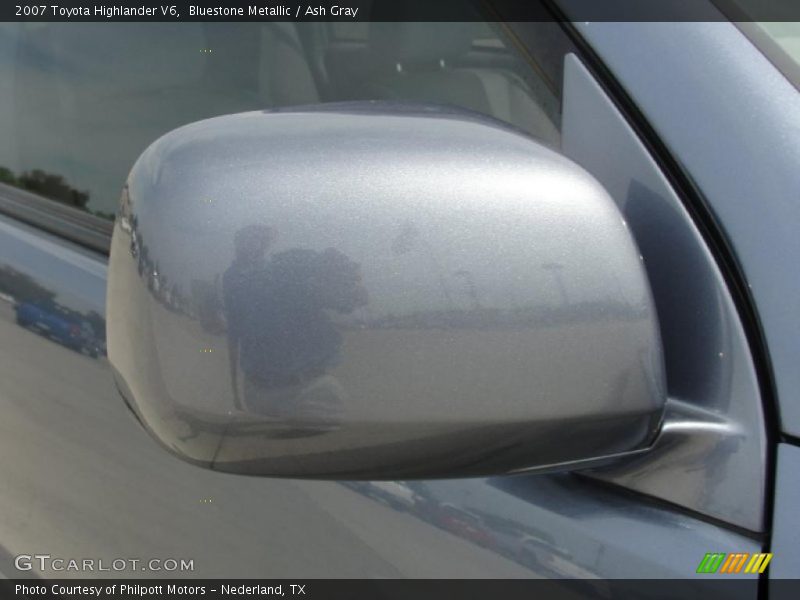 Bluestone Metallic / Ash Gray 2007 Toyota Highlander V6