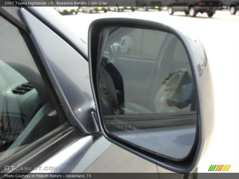 Bluestone Metallic / Ash Gray 2007 Toyota Highlander V6
