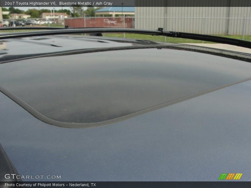 Bluestone Metallic / Ash Gray 2007 Toyota Highlander V6