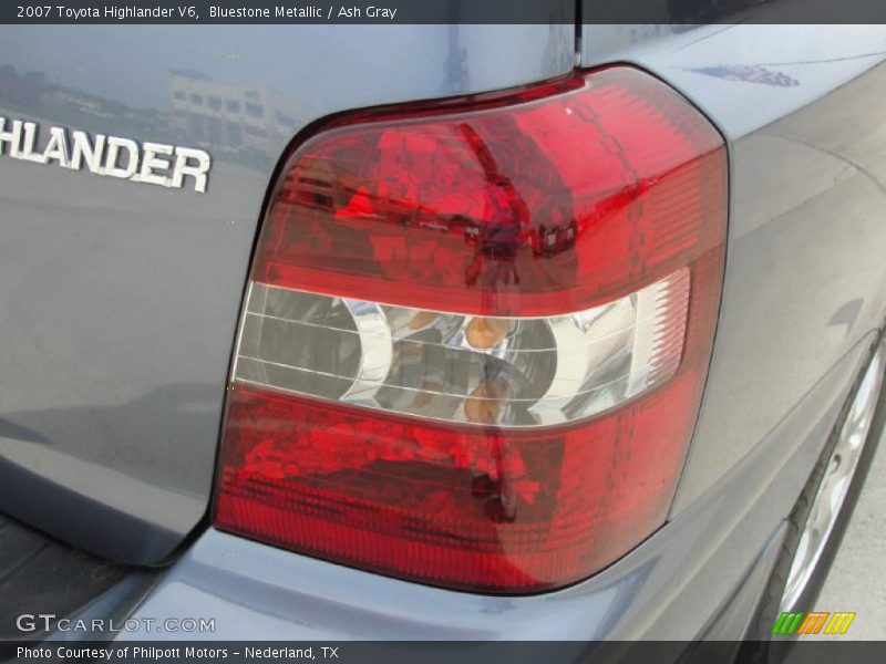 Bluestone Metallic / Ash Gray 2007 Toyota Highlander V6