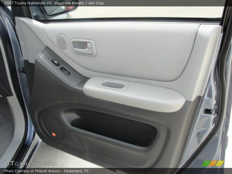 Bluestone Metallic / Ash Gray 2007 Toyota Highlander V6