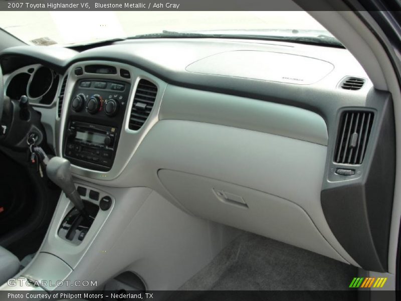 Bluestone Metallic / Ash Gray 2007 Toyota Highlander V6