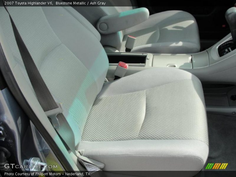 Bluestone Metallic / Ash Gray 2007 Toyota Highlander V6