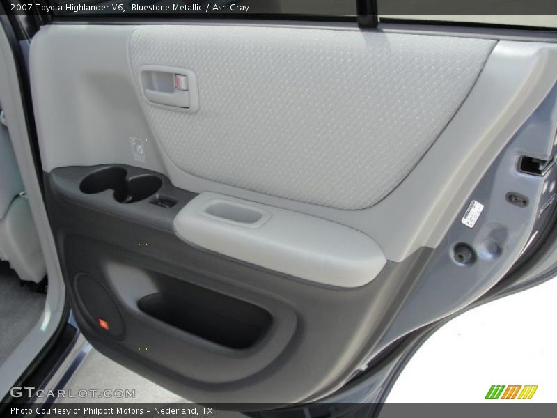 Bluestone Metallic / Ash Gray 2007 Toyota Highlander V6
