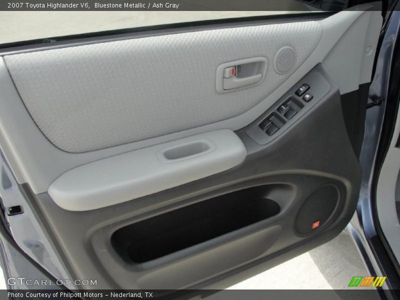 Bluestone Metallic / Ash Gray 2007 Toyota Highlander V6