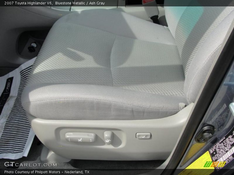 Bluestone Metallic / Ash Gray 2007 Toyota Highlander V6