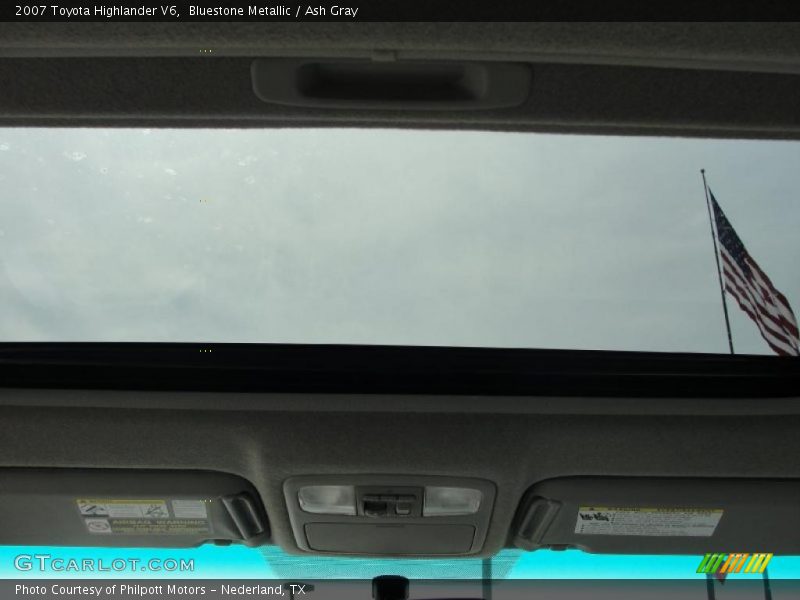 Bluestone Metallic / Ash Gray 2007 Toyota Highlander V6