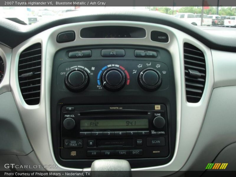 Bluestone Metallic / Ash Gray 2007 Toyota Highlander V6