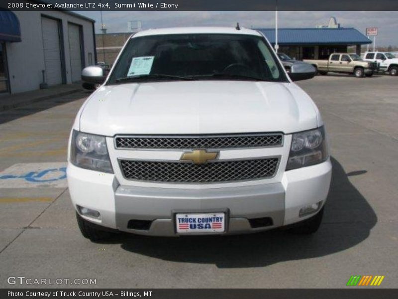 Summit White / Ebony 2008 Chevrolet Avalanche LTZ 4x4