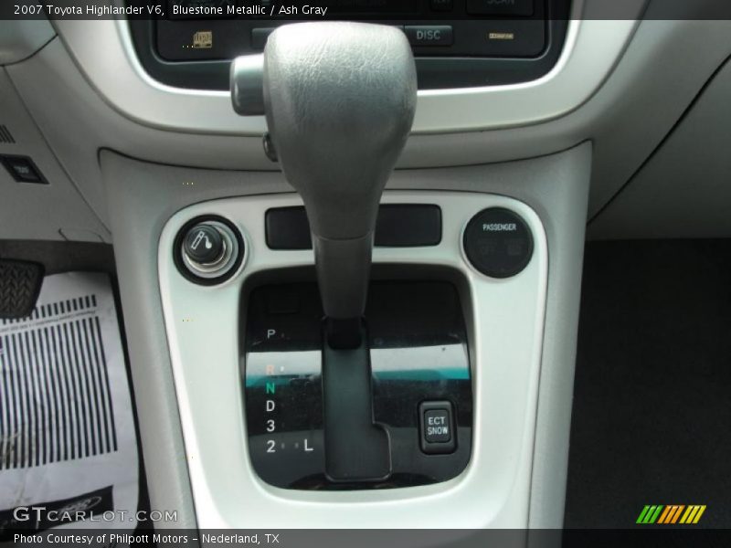 Bluestone Metallic / Ash Gray 2007 Toyota Highlander V6