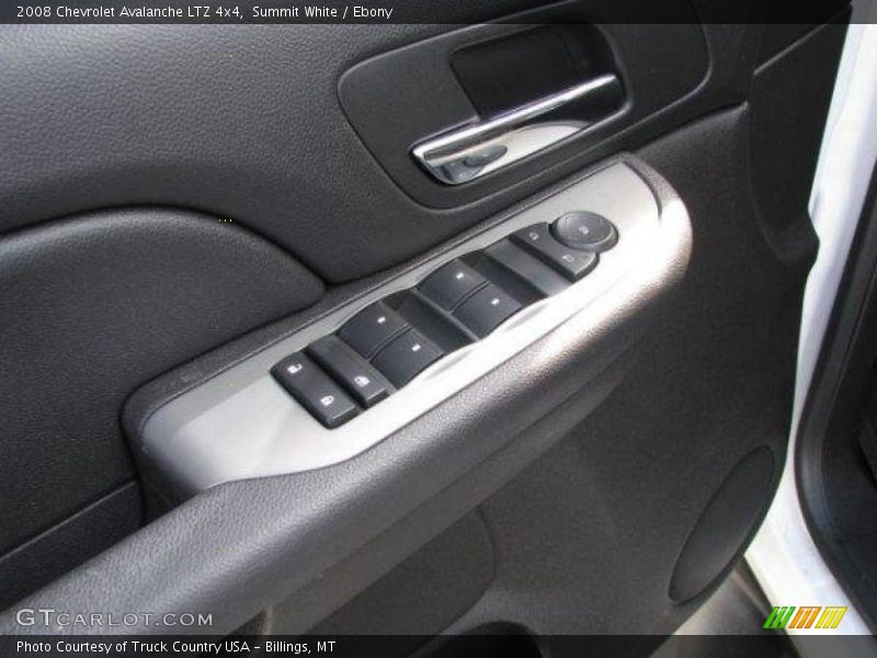 Summit White / Ebony 2008 Chevrolet Avalanche LTZ 4x4