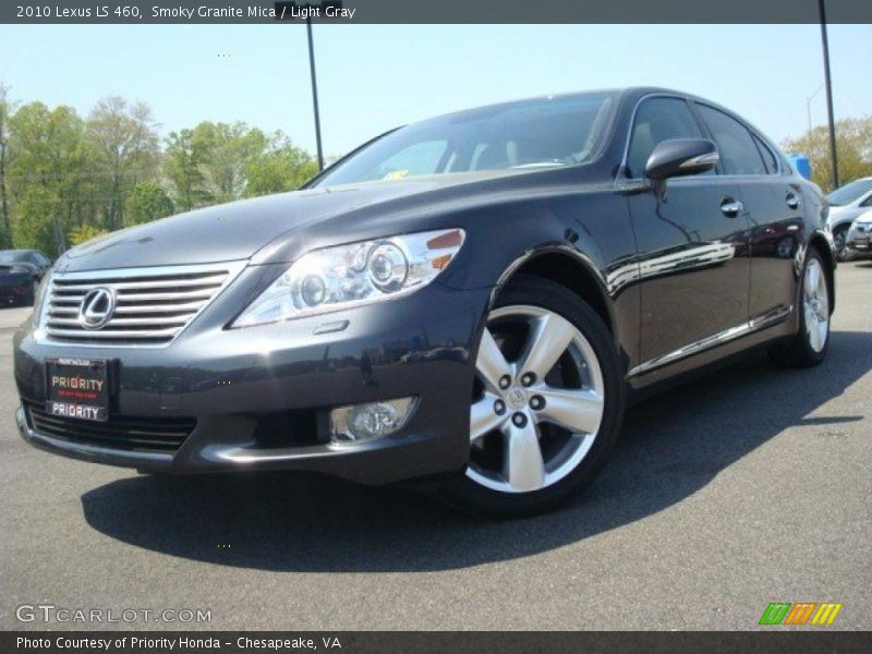 Smoky Granite Mica / Light Gray 2010 Lexus LS 460