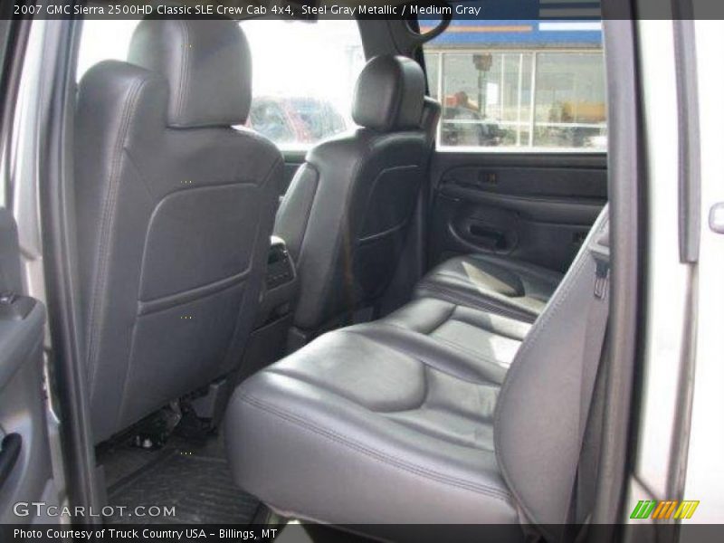 Steel Gray Metallic / Medium Gray 2007 GMC Sierra 2500HD Classic SLE Crew Cab 4x4
