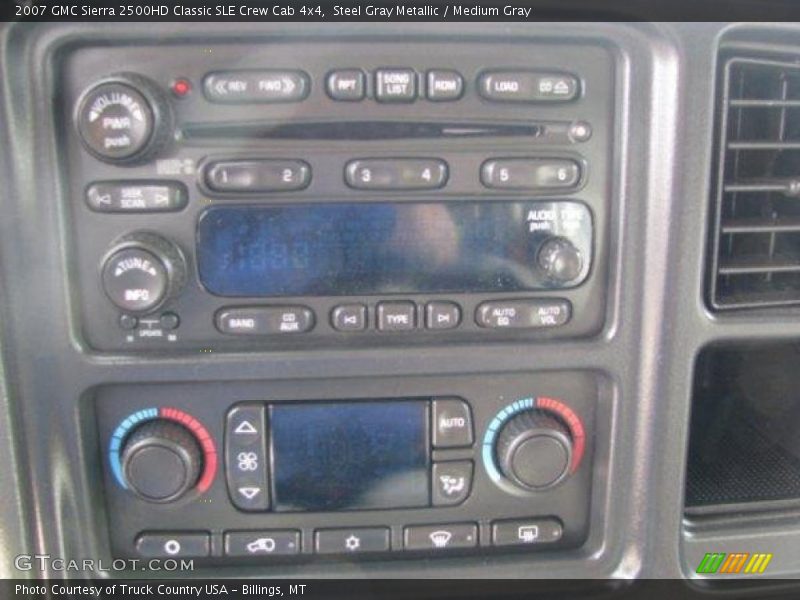 Steel Gray Metallic / Medium Gray 2007 GMC Sierra 2500HD Classic SLE Crew Cab 4x4