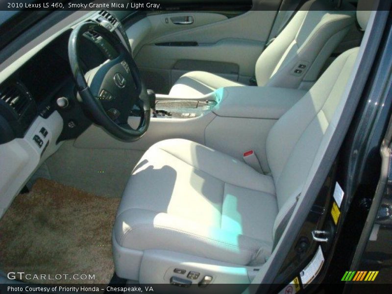 Smoky Granite Mica / Light Gray 2010 Lexus LS 460