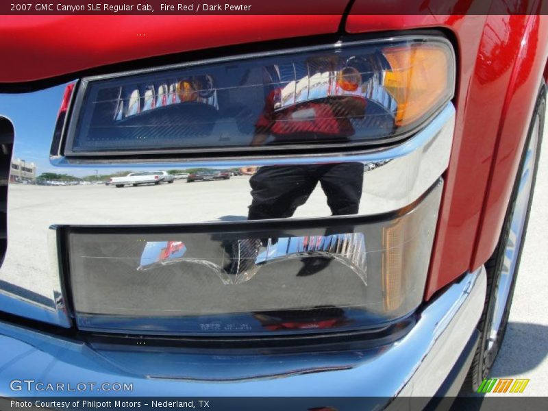 Fire Red / Dark Pewter 2007 GMC Canyon SLE Regular Cab