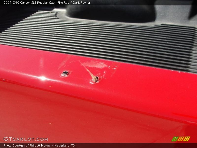 Fire Red / Dark Pewter 2007 GMC Canyon SLE Regular Cab