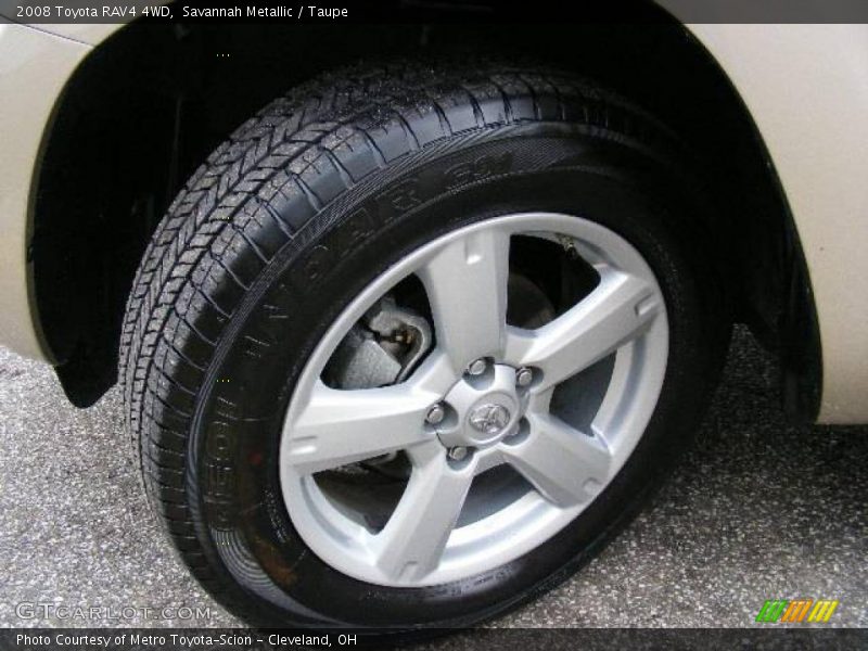 Savannah Metallic / Taupe 2008 Toyota RAV4 4WD